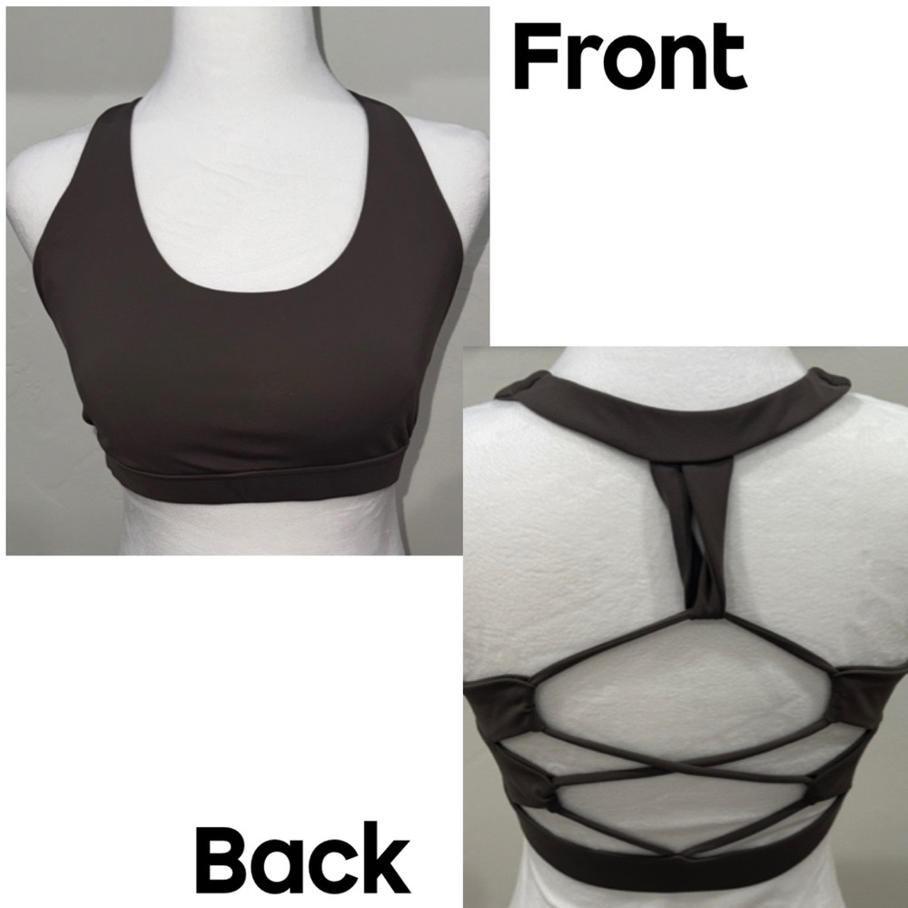 ♥️ Savvi Core Sports Bra Brown